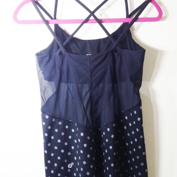 LuLulemon Mesh Polka Dot Tank - Picture 4 of 5